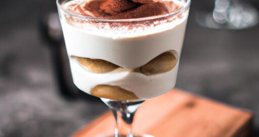 Italská tiramisu s mascarpone a kávou.