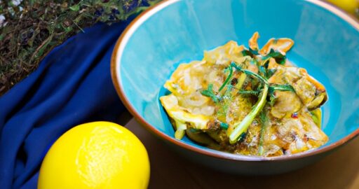 Brokolice s nivou a citronovou šťávou