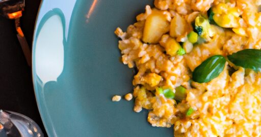 Risotto s hříbky a křepelčími vejci