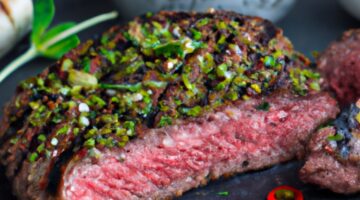 Argentinské biftečky s chimichurri.