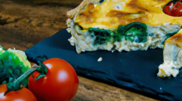 Kuřecí sýrová quiche s brokolicí