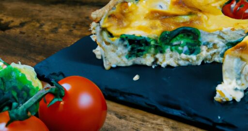 Kuřecí sýrová quiche s brokolicí