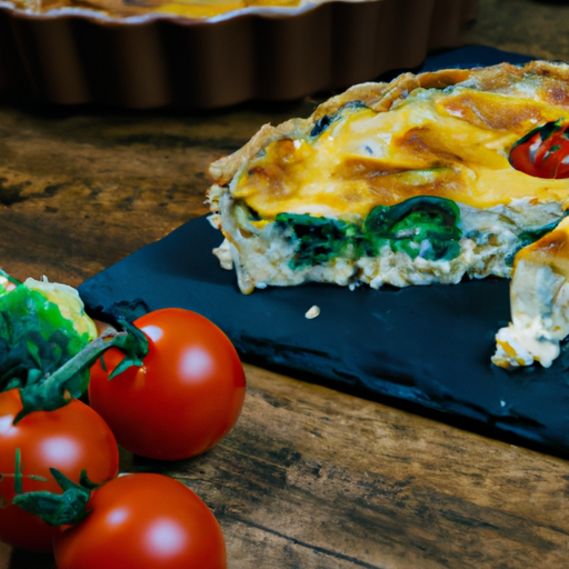 Kuřecí sýrová quiche s brokolicí