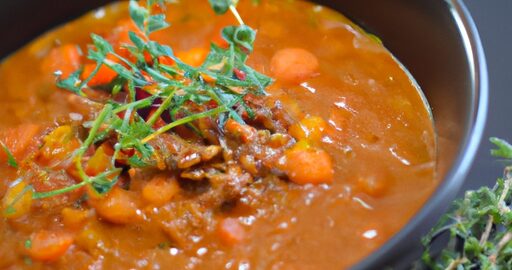 Kořeněný batátový guláš s fazolemi