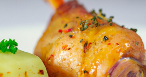 Pečená kachna s bramborovým šťouchaným