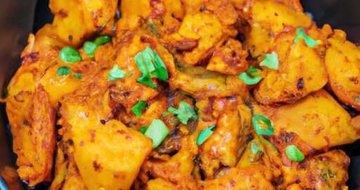 Indiánský batátový kari s cizrnou