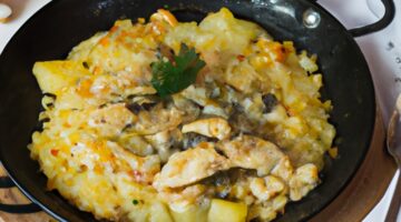 Kuřecí francouzská klasika s hříbky