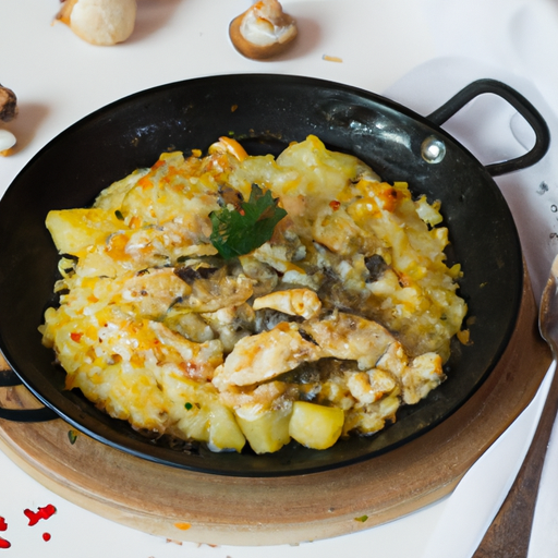 Kuřecí francouzská klasika s hříbky