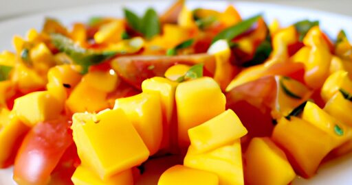 Kuřecí salát s mango