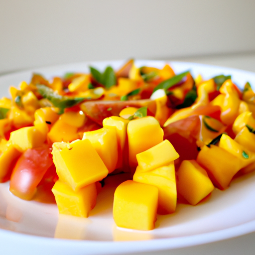 Kuřecí salát s mango