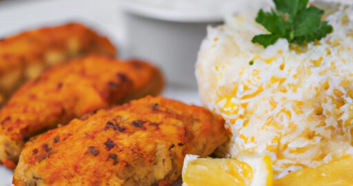 Jehněčí kofta s jogurtem a rýží