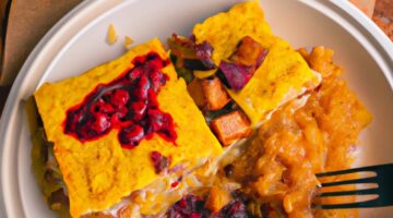 Krkonošský kulajda se houbami