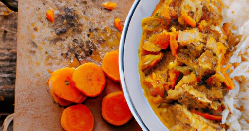 Kuřecí korma s jehněčím masem