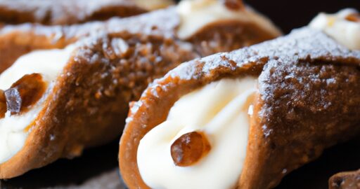 Cannoli s ricottou a kandovanými plody