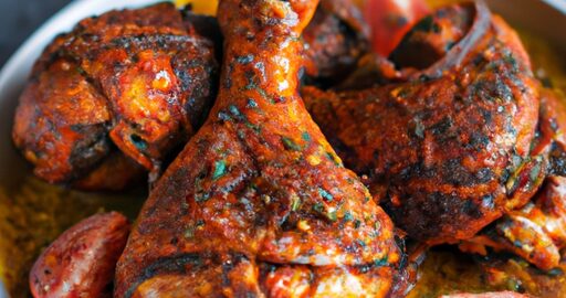 Tandoori kuře s rýží