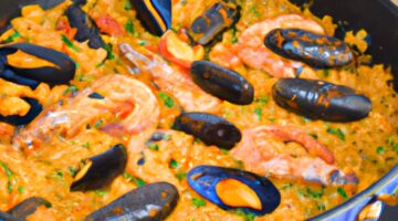 Paella z této kuchyně.