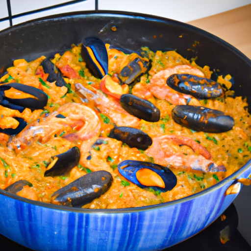 Paella z této kuchyně.