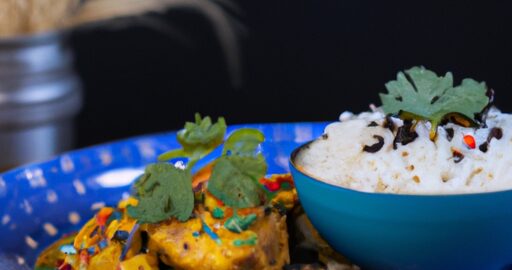 Kuřecí korma s kari a rýží