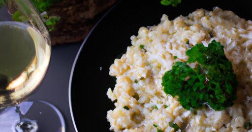 Risotto se sušenými houbami a parmazánem