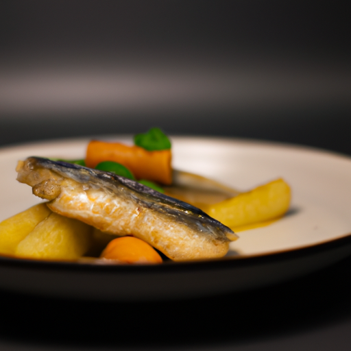 Ryby s jarní cibulkou a zázvorem