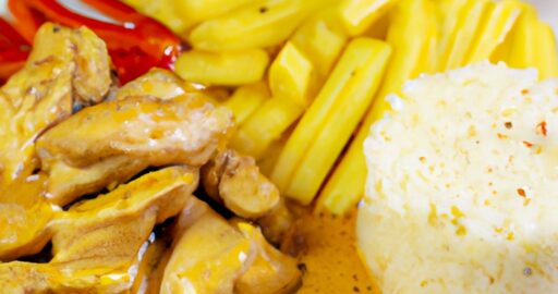 Kuřecí kari s batátem.