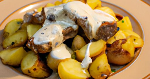Hovězí s bramborami a šťávou.