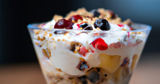 Pečená baklažánová moučník s jogurtem a ořechy.