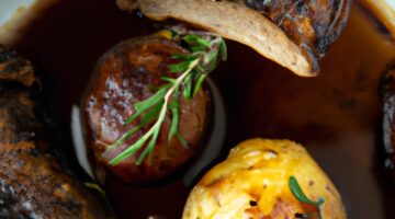 Hovězí pečeně s omáčkou bordelaise