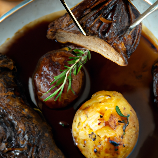 Hovězí pečeně s omáčkou bordelaise