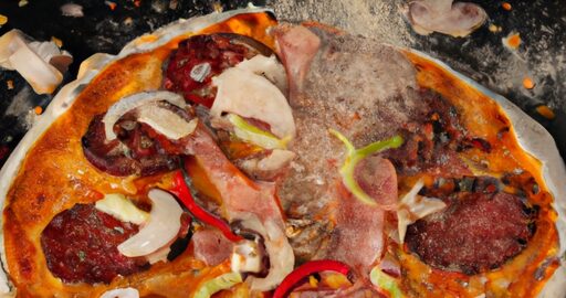 Tradiční italská pizza s rajčaty