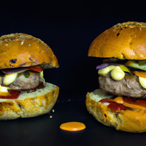 Hamburger s hranolkami a cibulí