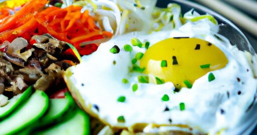 Bibimbap s hovězím a zeleninou