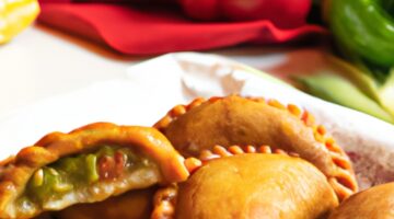 Smažené empanady s pikantní omáčkou