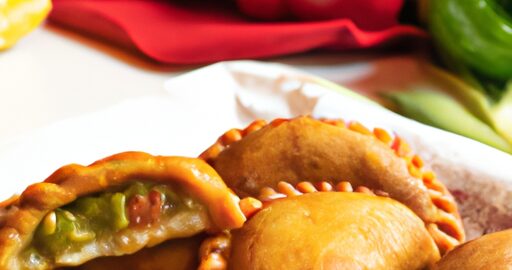 Smažené empanady s pikantní omáčkou