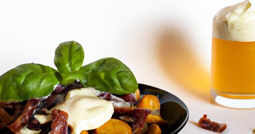 Zapečená brambora se špenátem