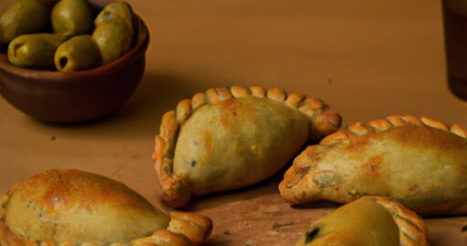 Argentinské empanady s masem a olivami