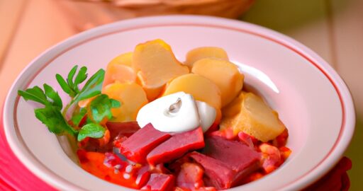 Dýňová polévka s masem