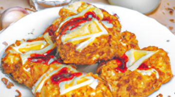 Kuřecí hrudky se sýrem.