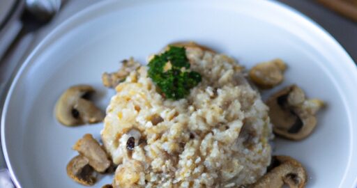 Risotto ai funghi porcini.