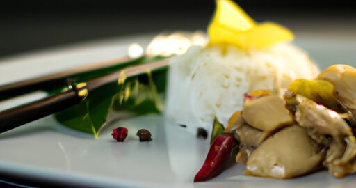 Indonéská kokosová kari s kuřecím masem