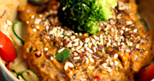 Veganské kuře na zelenině