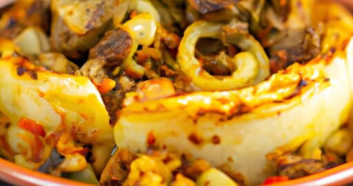 Padenice z baklažánů a rajčat.