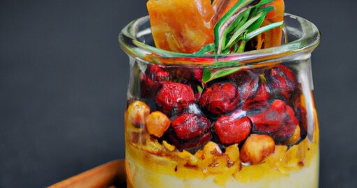 Vypečený kozí sýr s medem