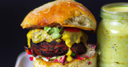 Veganské burgers s batáty