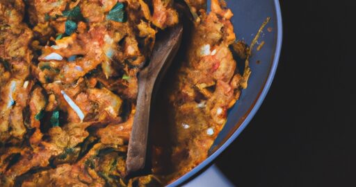 Kuřecí korma naan placka