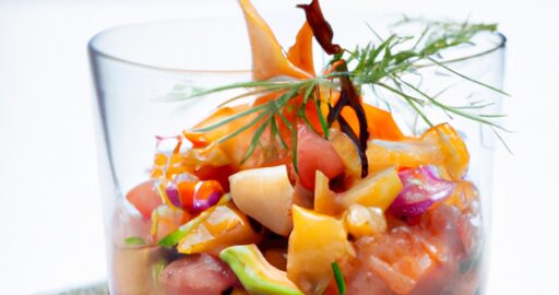 Ceviche“ z čerstvého mořského pokrmu