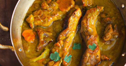 Kuřecí korma s mandlemi