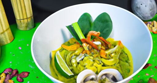 Zelený kari s kokosem