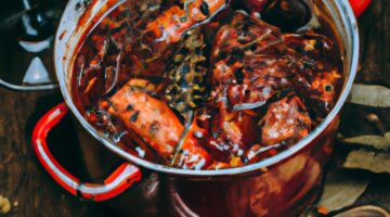 Hovězí Bourguignon with red wine