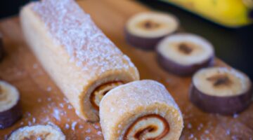 Bananové rolády s kokosem